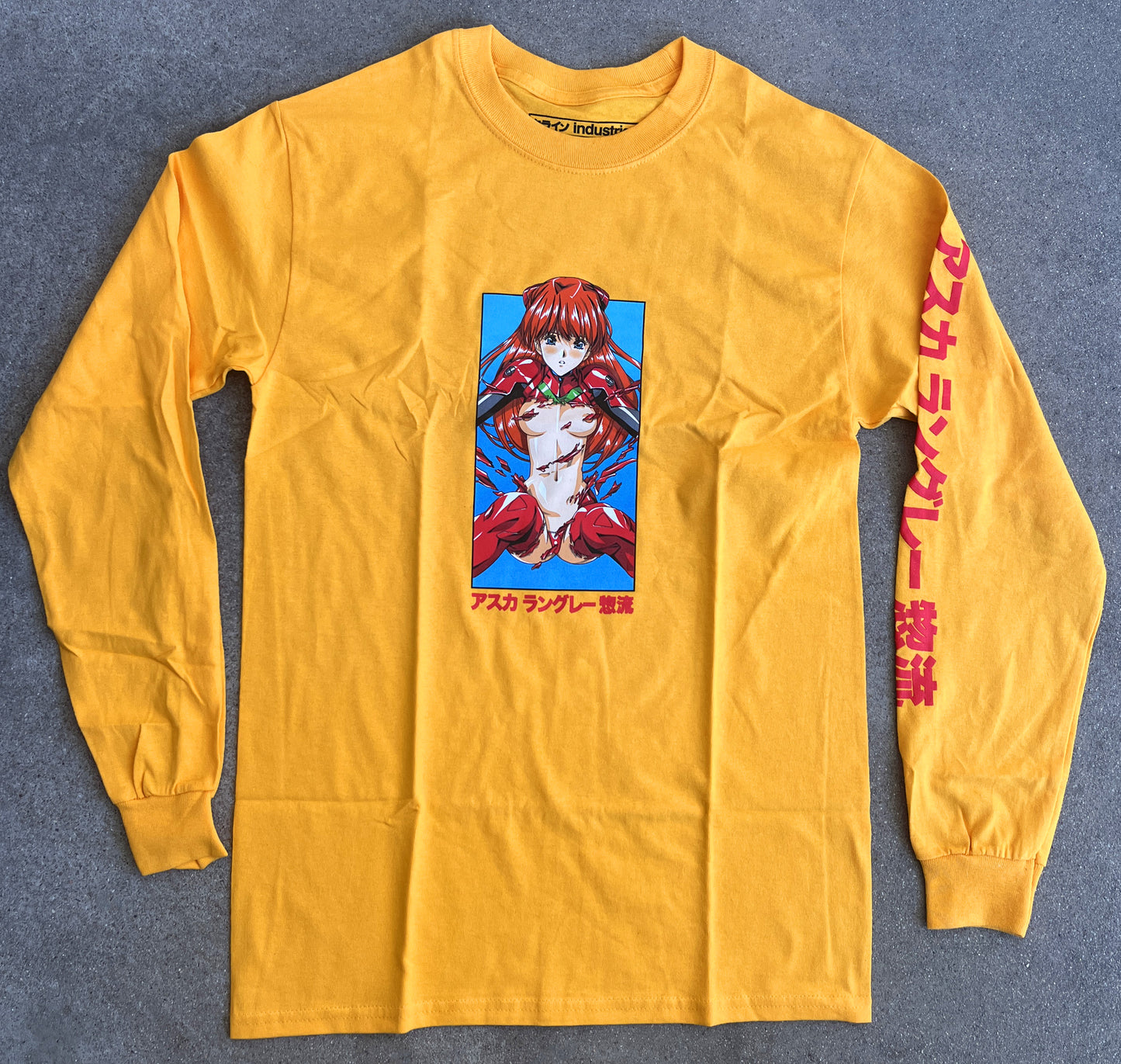 asuka t-shirt LONG SLEEVE GOLD