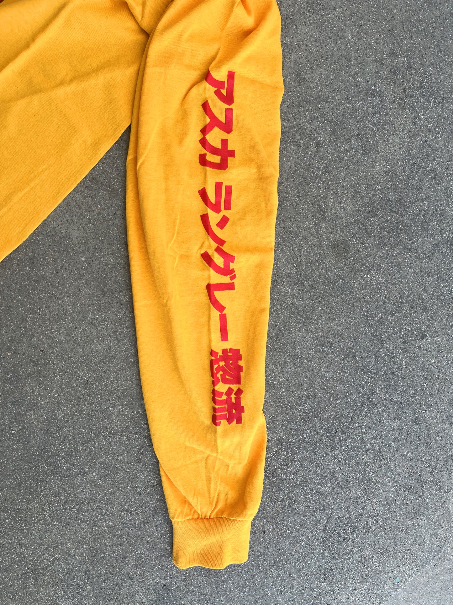 asuka t-shirt LONG SLEEVE GOLD