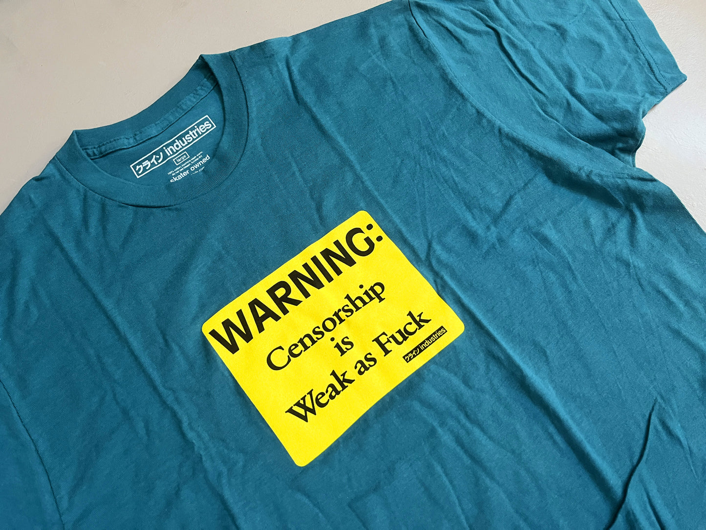 weak as fuck t-tshirt - VINTAGE TEAL
