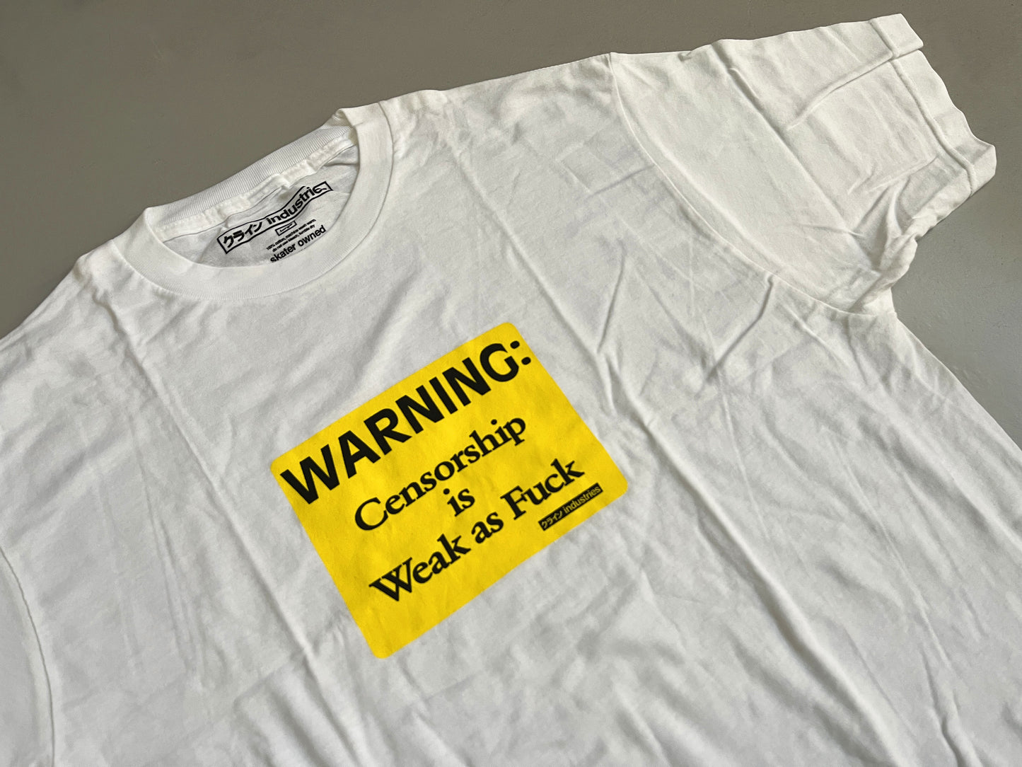 weak as fuck t-tshirt - WHITE