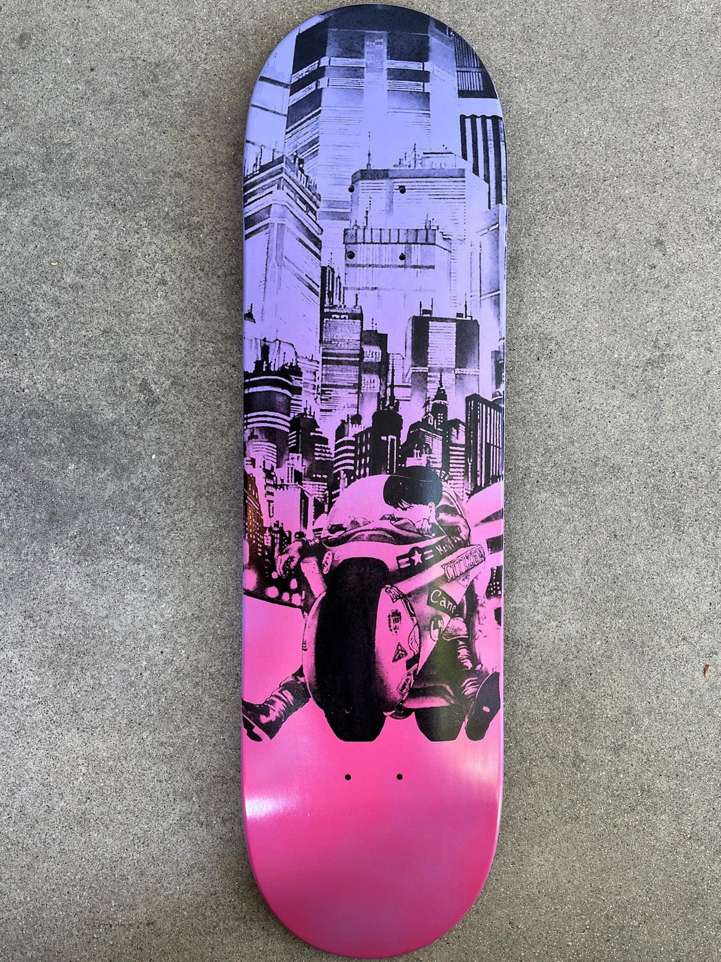 neo tokyo PURPLE/PINK 8.5 X 32.25 1 OF 1 SIGNED