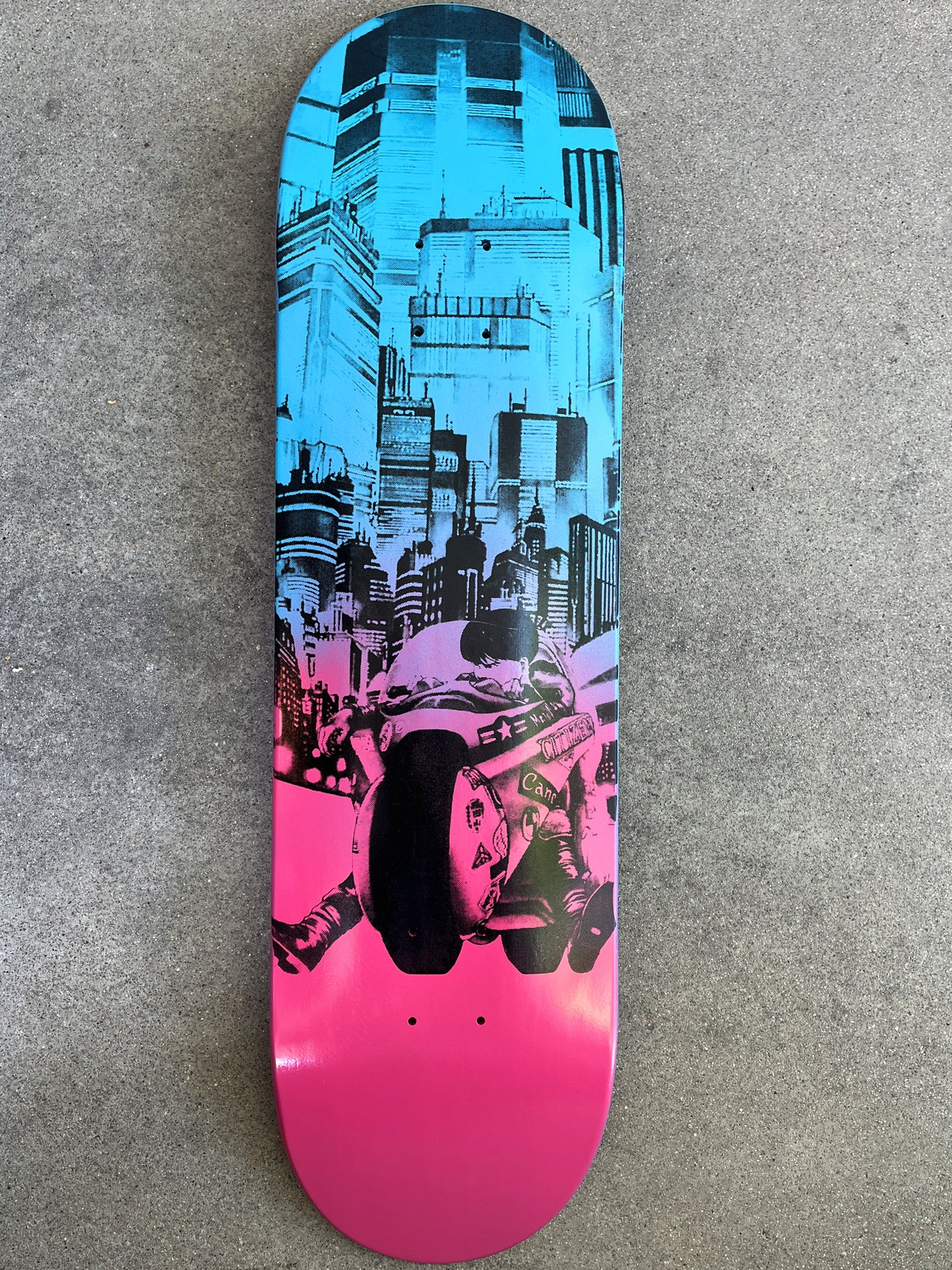 neo tokyo PINK/BLUE 8.5 X 32.25 1 OF 1 SIGNED