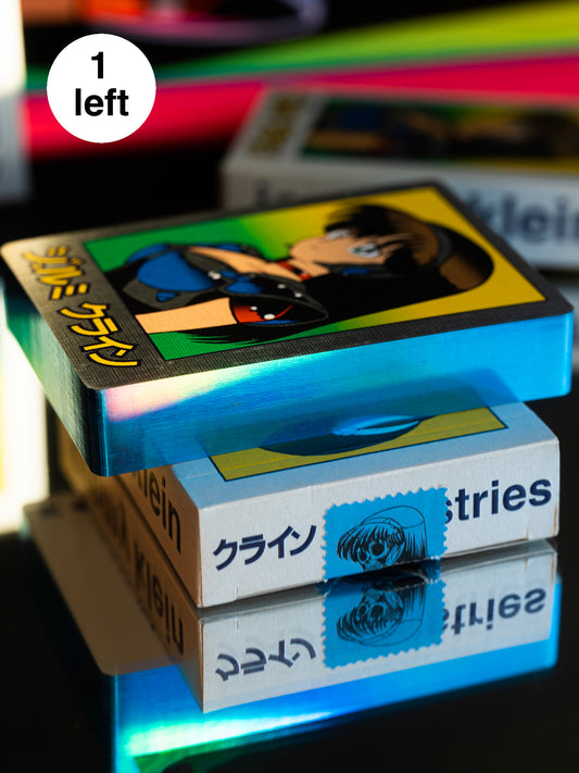 dream girl playing cards LIMITED FOIL EDITION GILDED BLUE/TEAL SHIFT