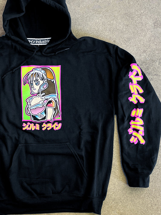 LANCE dream girl hooded sweatshirt - BLACK