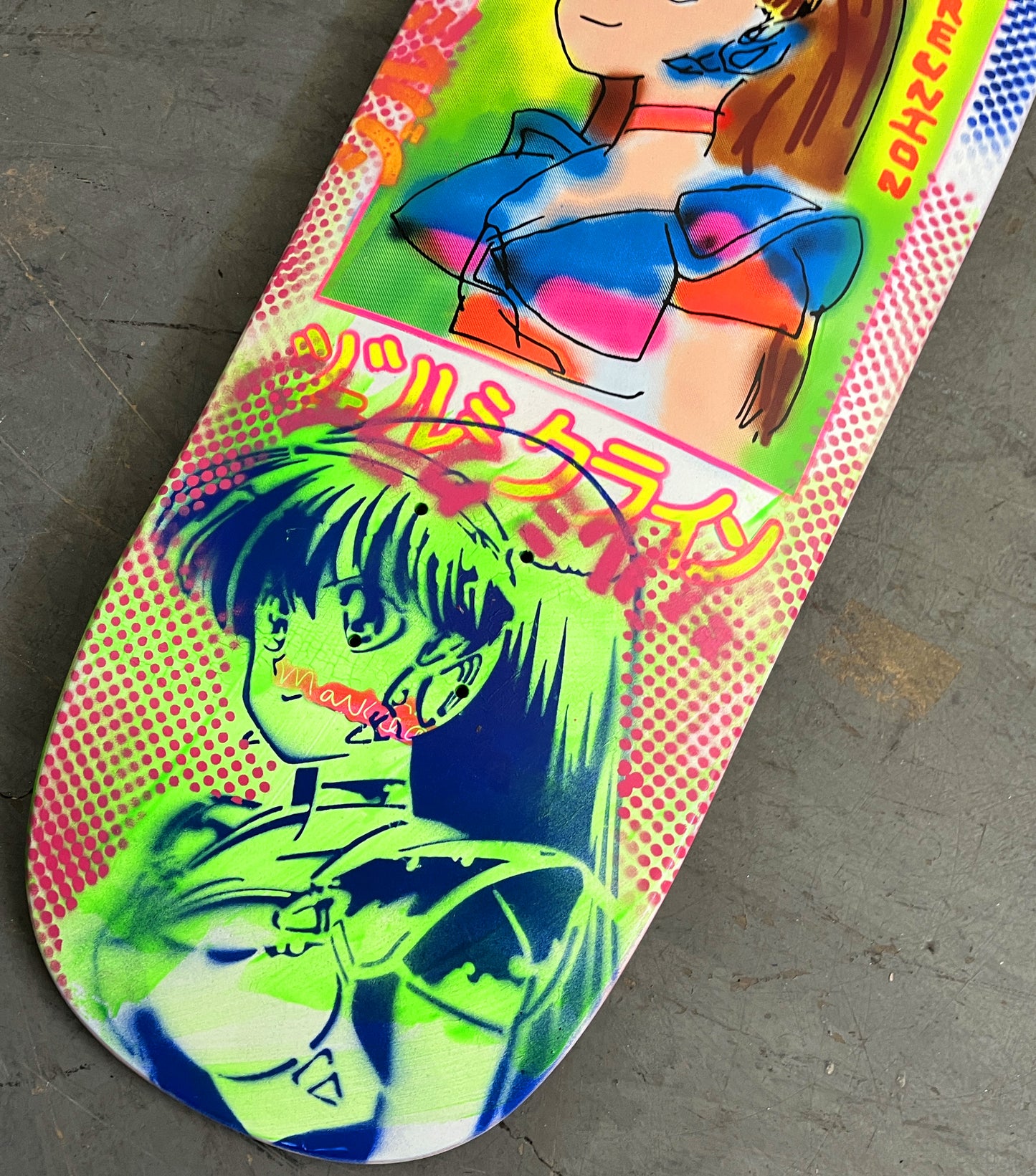 gonz dream girl WHITE/BLUE/GREEN 9.5 X 31.75 1 OF 1