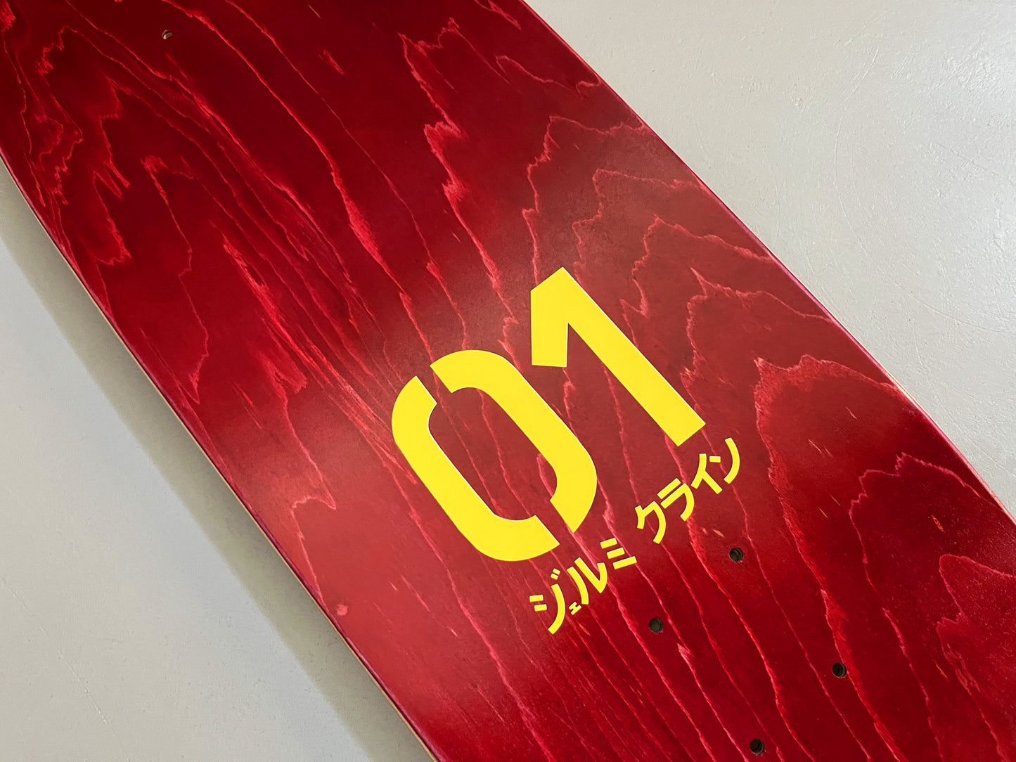 hatsune BIG SIZE 9.5 X 31.75 HAND SCREENED - PURPLE STAIN