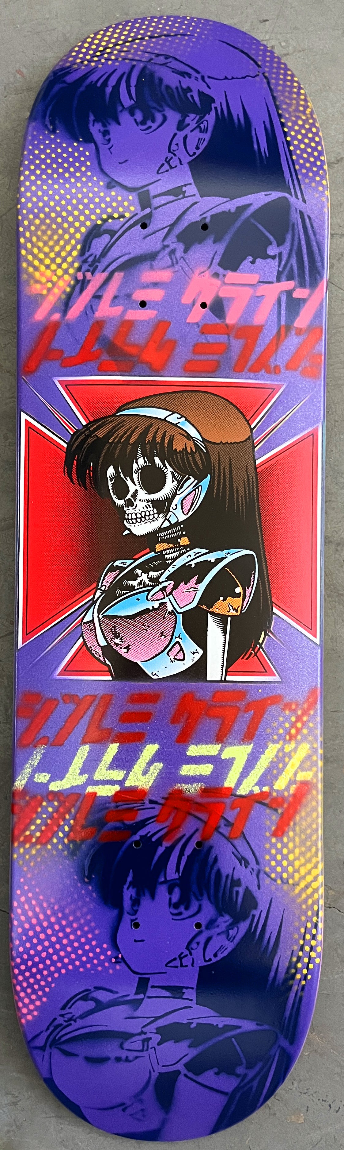 dream hawk  PURPLE/RED GLITTER 8.5 X 32.25 1 OF 1