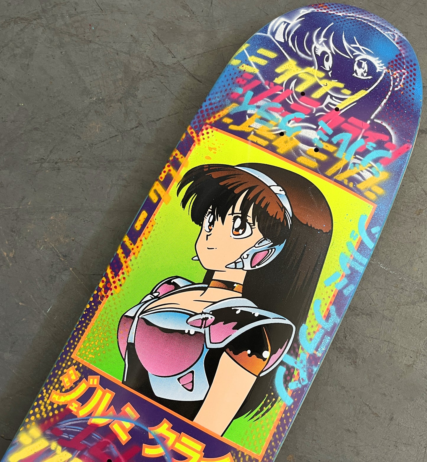 dream girl PURPLE/BLUE/PINK 9.5 X 31.75 1 OF 1