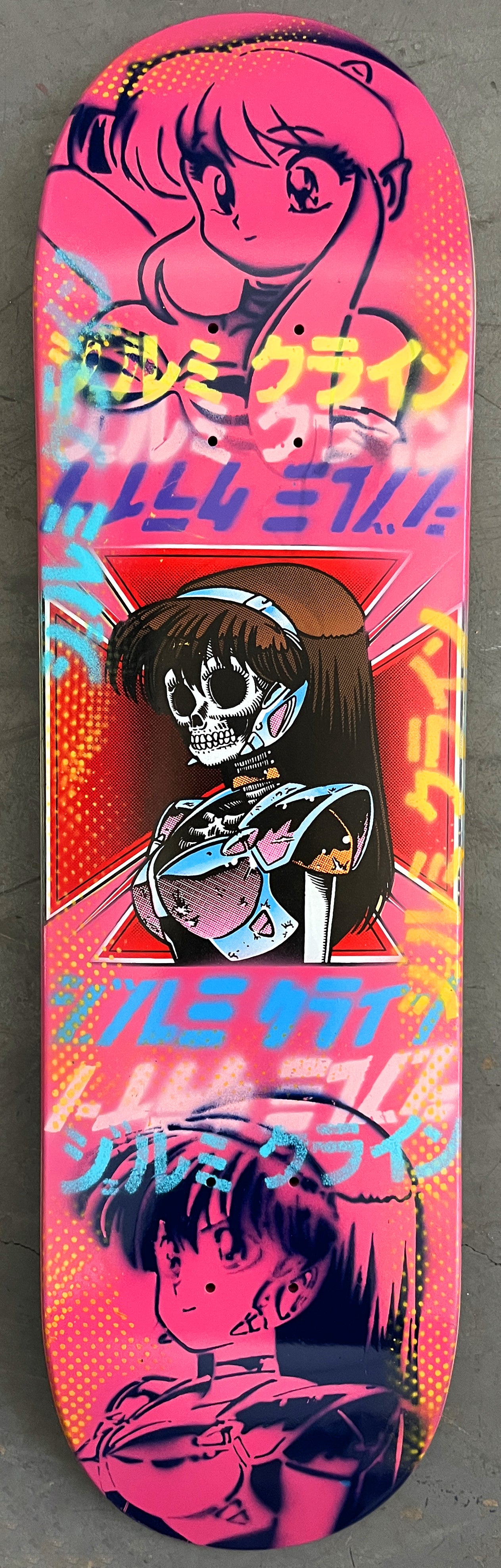 dream hawk  PINK/BLUE 8.5 X 32.25 1 OF 1 SIGNED