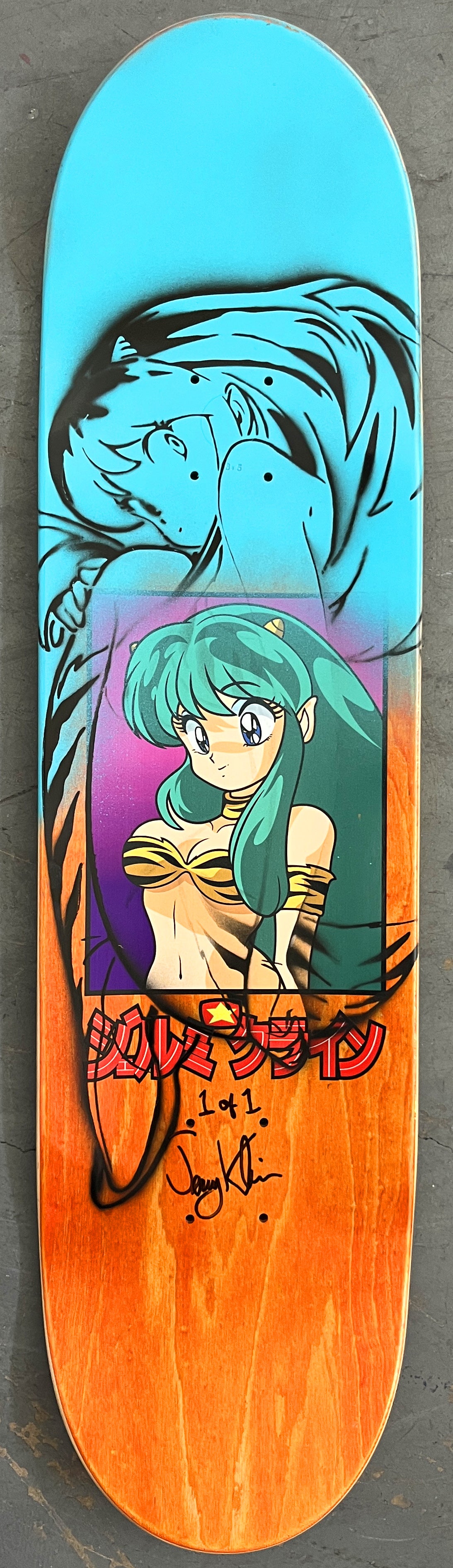 lum chan 2 8.25 X 32.25 PINK/SILVER MIXED PROCESS SIGNED 1 of 1