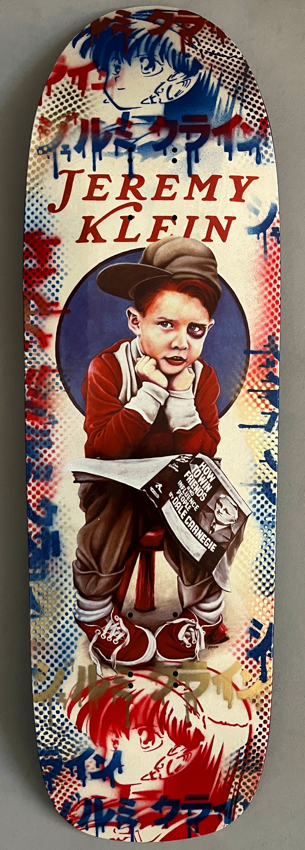 world industries black eye kid SLICK 9.625 MIXED PROCESS DREAM GIRL SIGNED 1 of 1