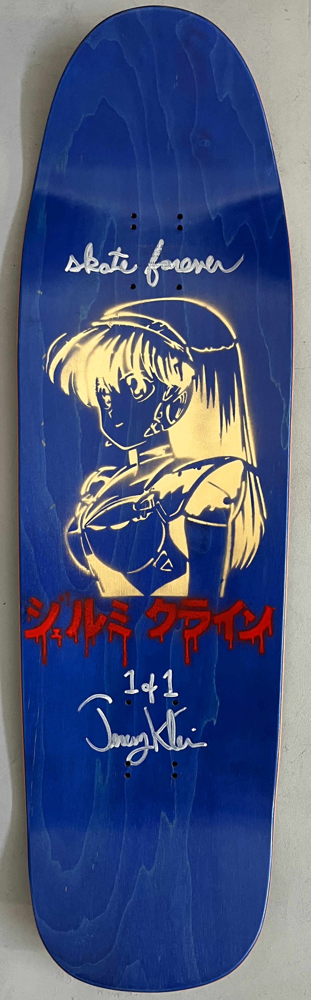 world industries black eye kid SLICK 9.625 MIXED PROCESS DREAM GIRL SIGNED 1 of 1