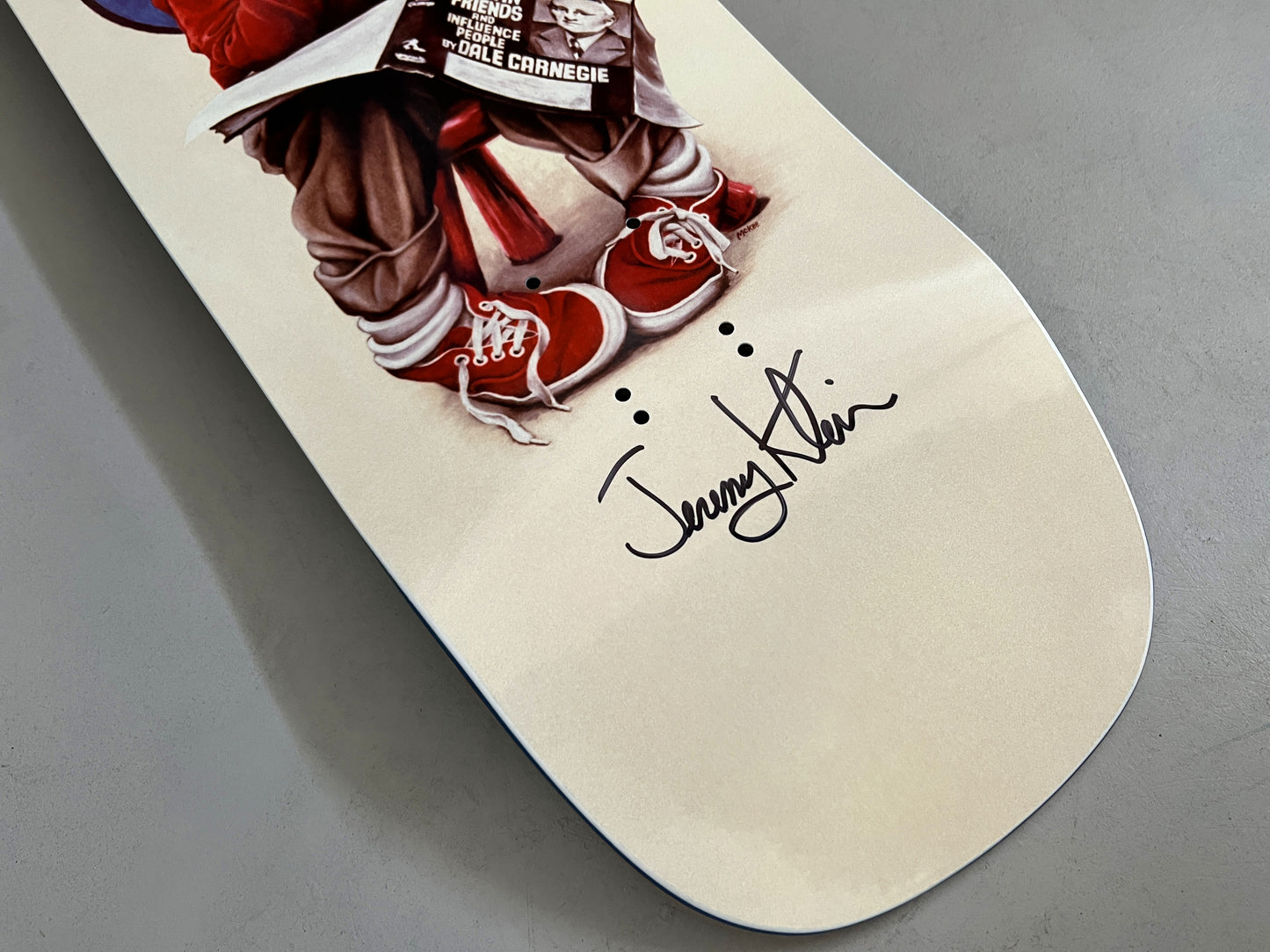 world industries jeremy klein black eye kid SLICK 9.625 SIGNED