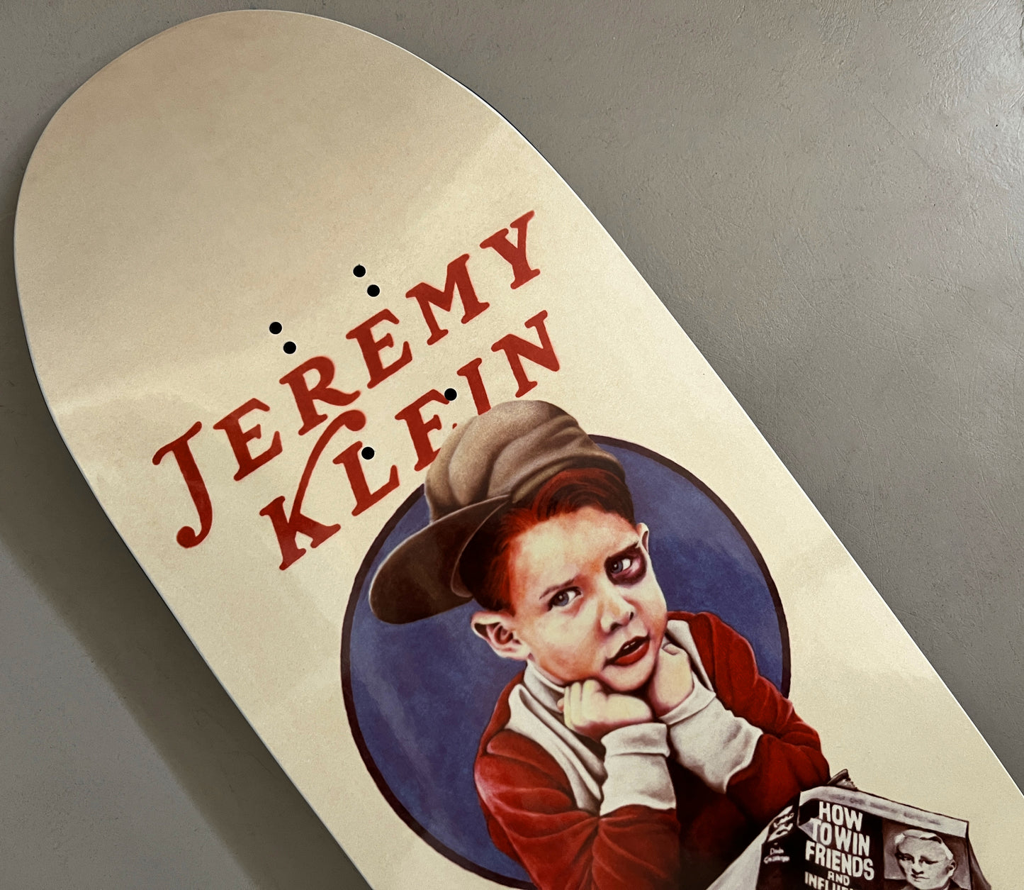 world industries jeremy klein black eye kid SLICK 9.625 SIGNED