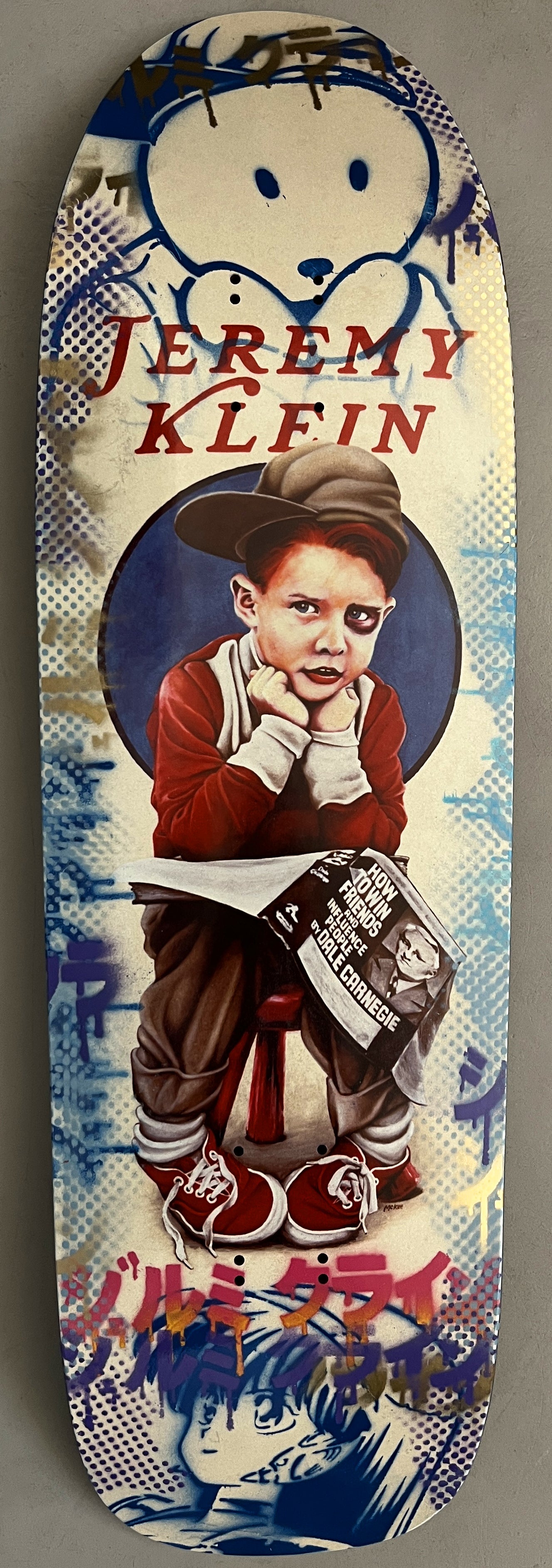 world industries black eye kid SLICK 9.625 MIXED PROCESS LANCE/DREAM GIRL SIGNED 1 of 1