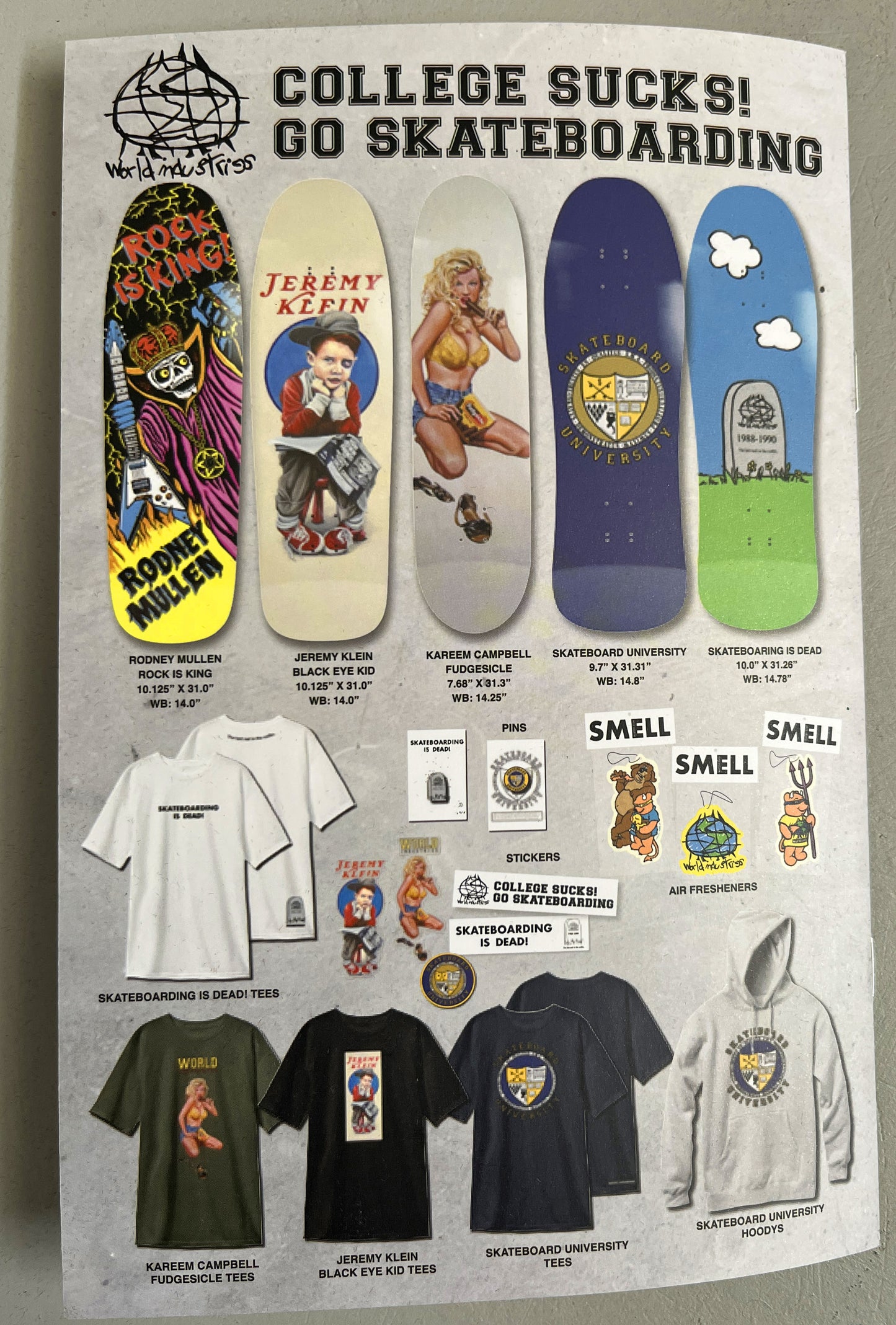 SIGNED world industries 2026 catalog