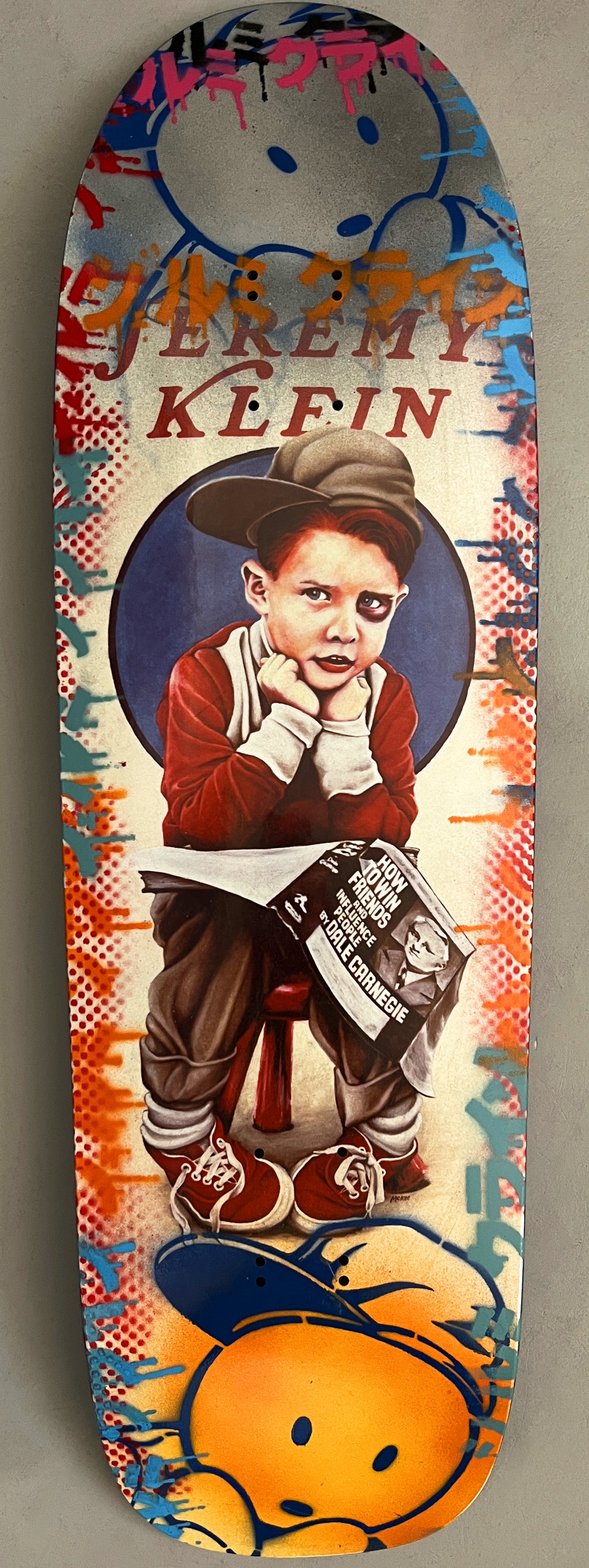 world industries black eye kid SLICK 9.625 MIXED PROCESS LANCE/LANCE SIGNED 1 of 1