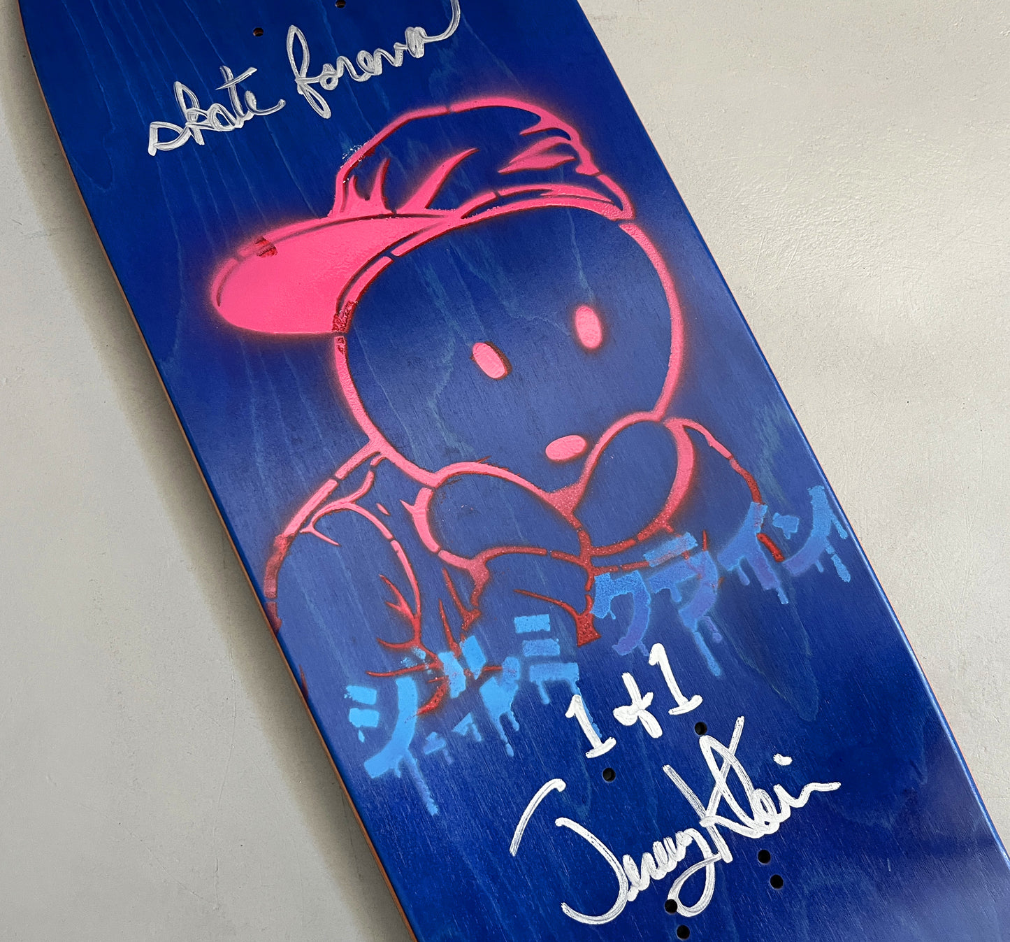 world industries black eye kid SLICK 9.625 MIXED PROCESS LANCE/LANCE SIGNED 1 of 1