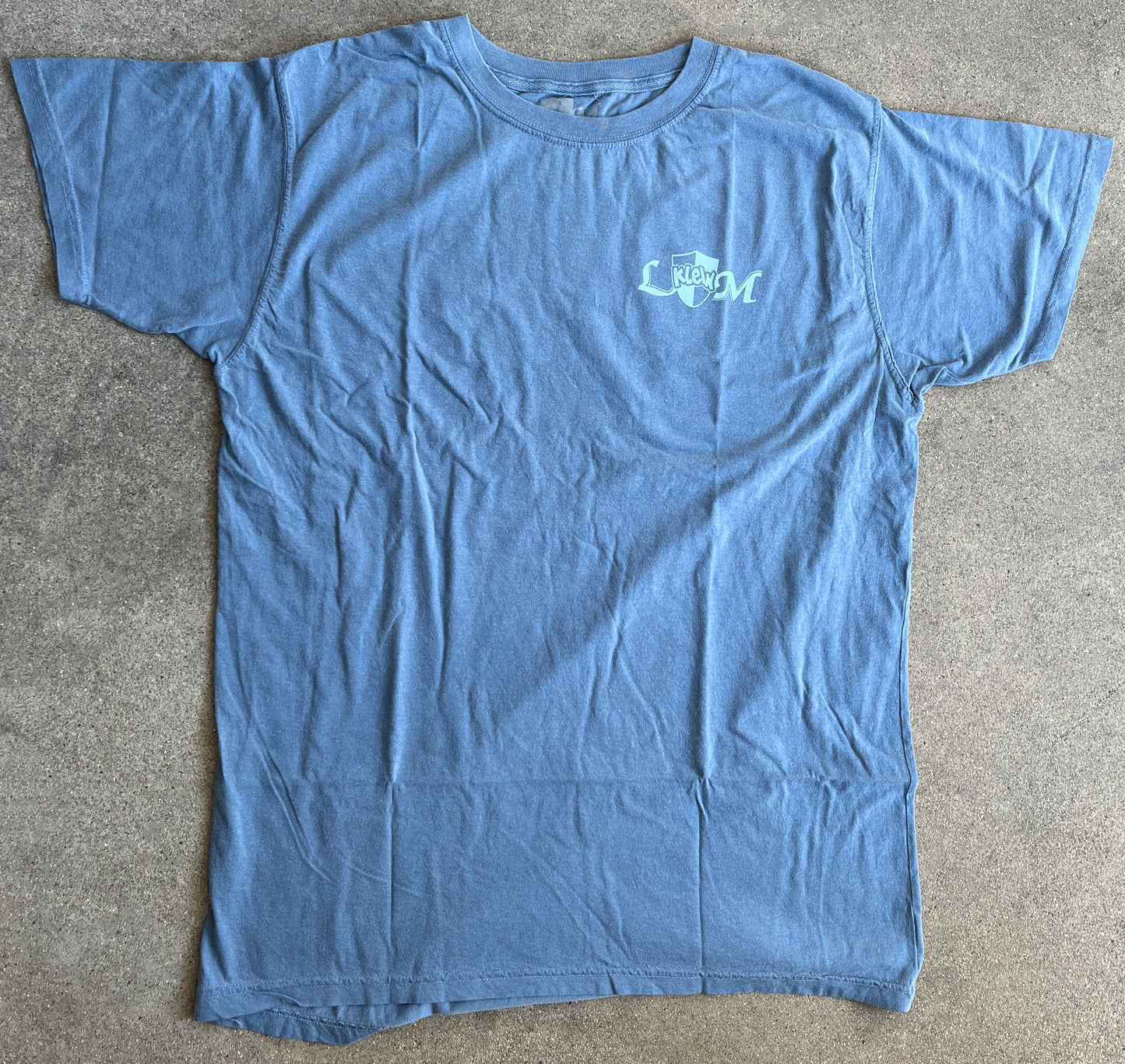 lance mountain klein kickflip limited edition BLUE t-shirt