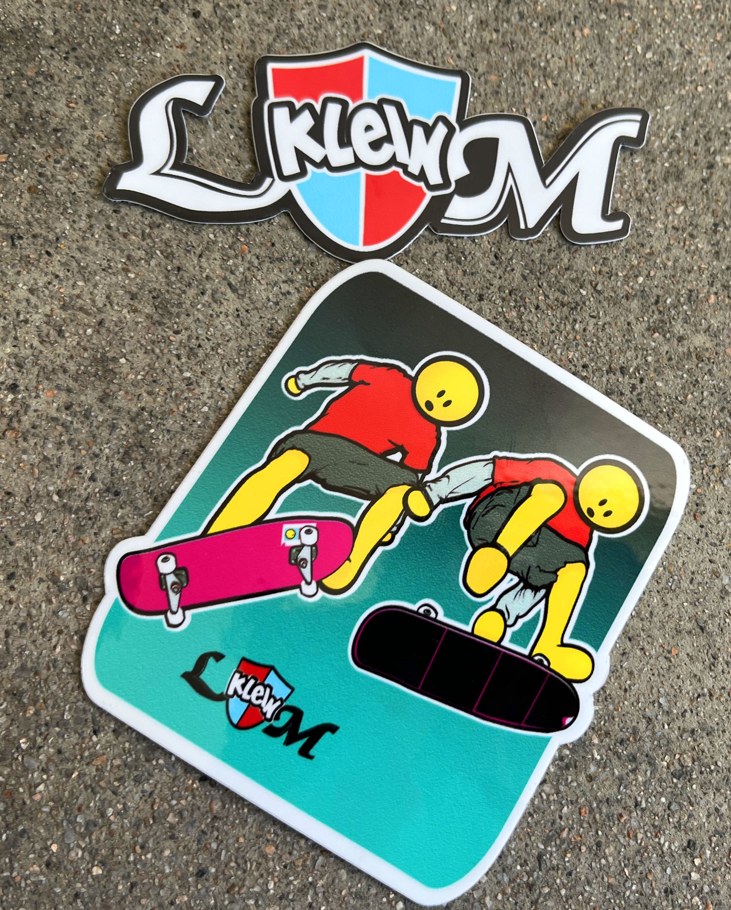 lance mountain klein kickflip limited edition sticker set