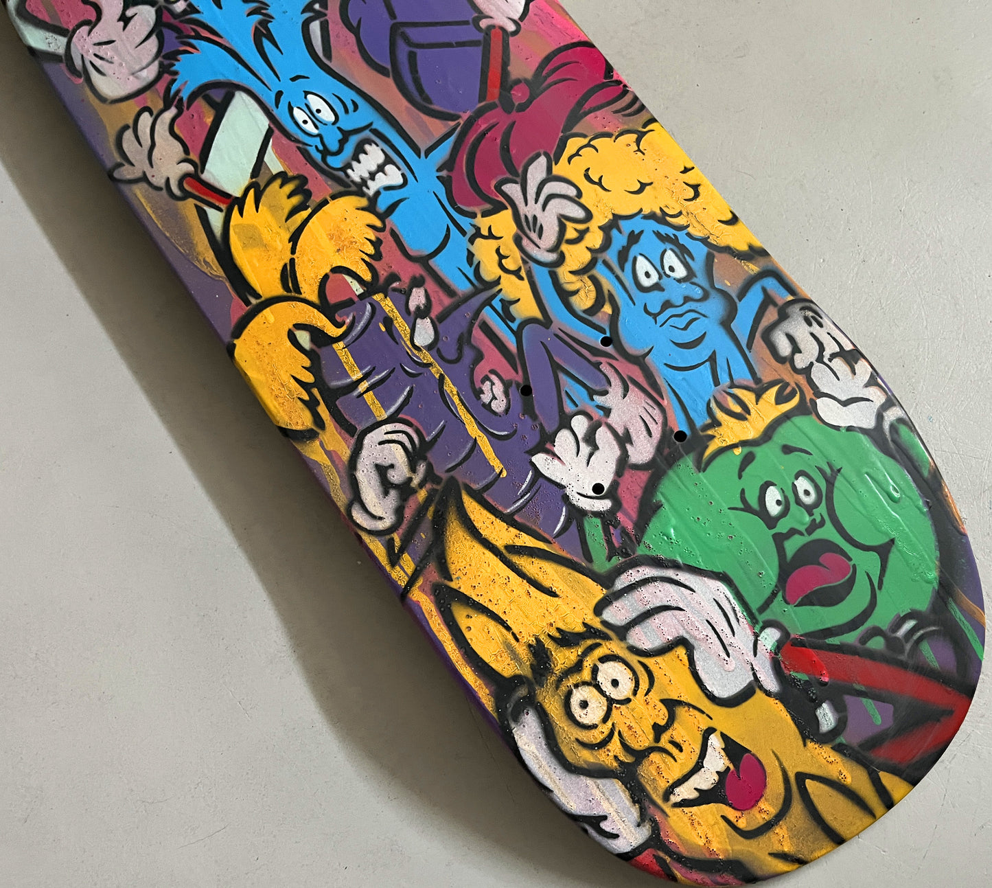 hand painted candy bar 9.5 X 32.25 SIGNED AND NUMBERED #2 - 1 OF 1