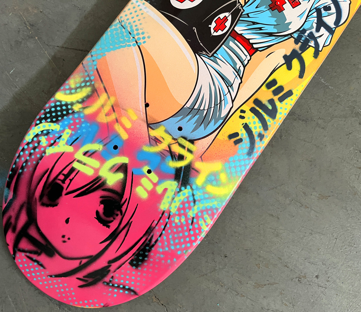 trixie 8.25 X 32.25 PINK MIXED PROCESS SIGNED 1 of 1