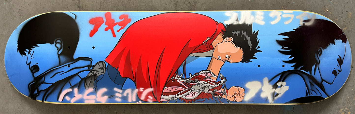 tetsuo BLUE/BLACK 8.5 X 32.25 MIXED PROCESS 1 OF 1 SIGNED