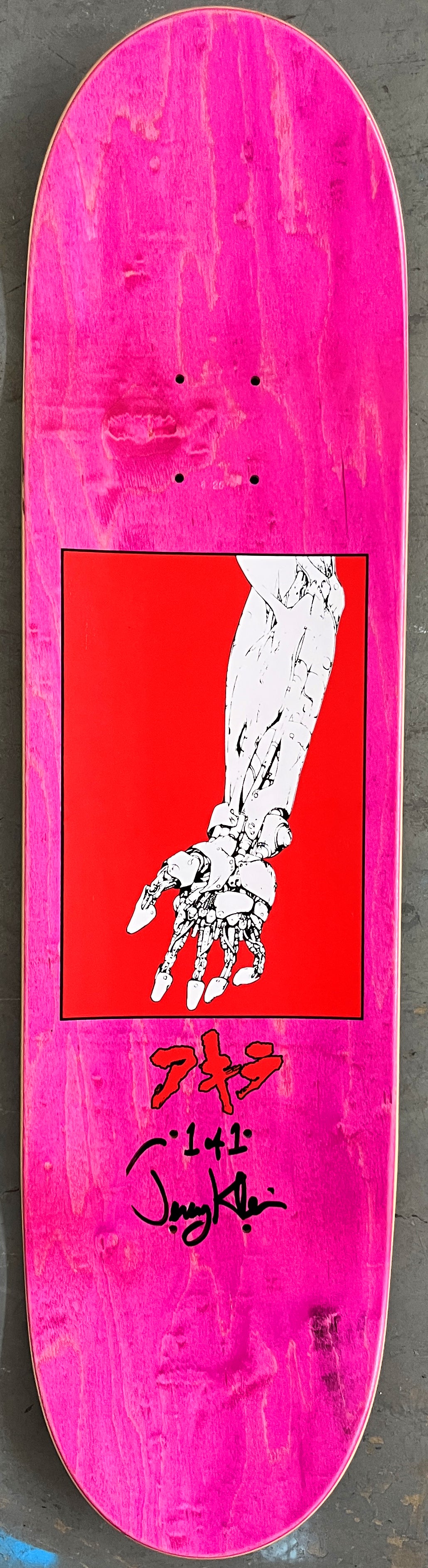 tetsuo BLUE/BLACK 8.5 X 32.25 MIXED PROCESS 1 OF 1 SIGNED