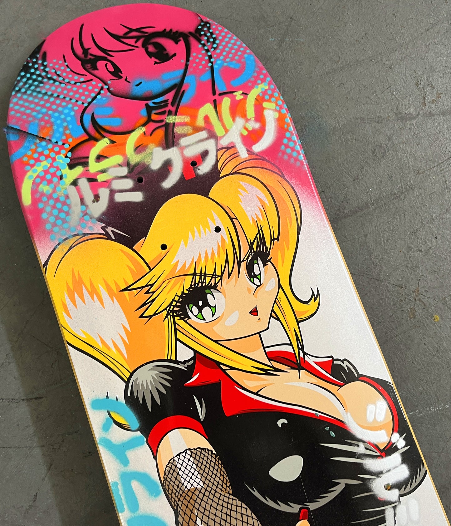 natsuki 8.25 X 32.25 PINK MIXED PROCESS SIGNED 1 of 1
