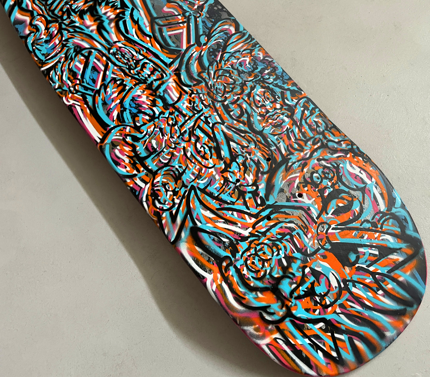 hand painted candy bar 9.5 X 32.25 SIGNED AND NUMBERED #9 - 1 OF 1
