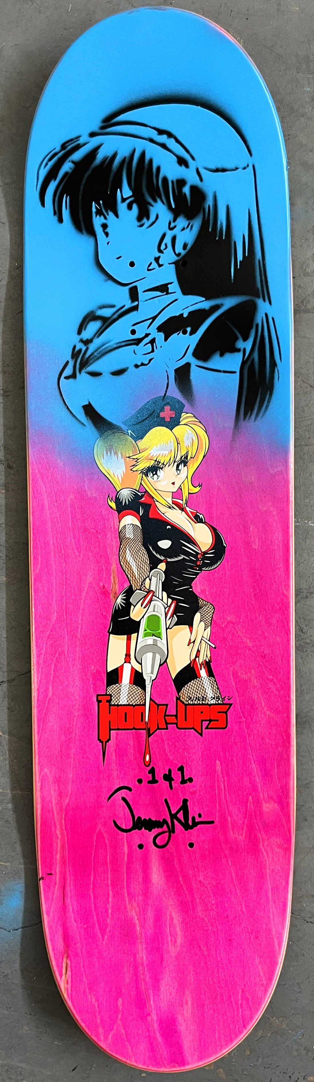 natsuki 8.25 X 32.25 PINK MIXED PROCESS SIGNED 1 of 1