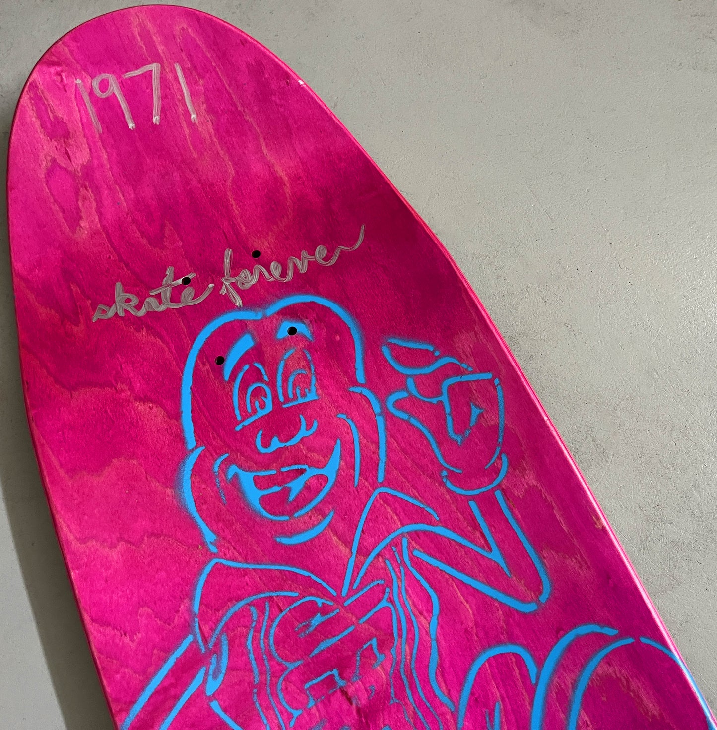 hand painted candy bar 9.5 X 32.25 SIGNED AND NUMBERED #9 - 1 OF 1