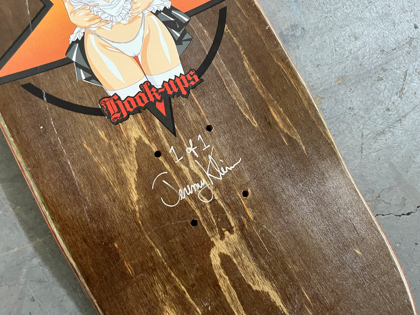 nun 8.0 X 31.75 METALLIC GOLD MIXED PROCESS SIGNED 1 of 1