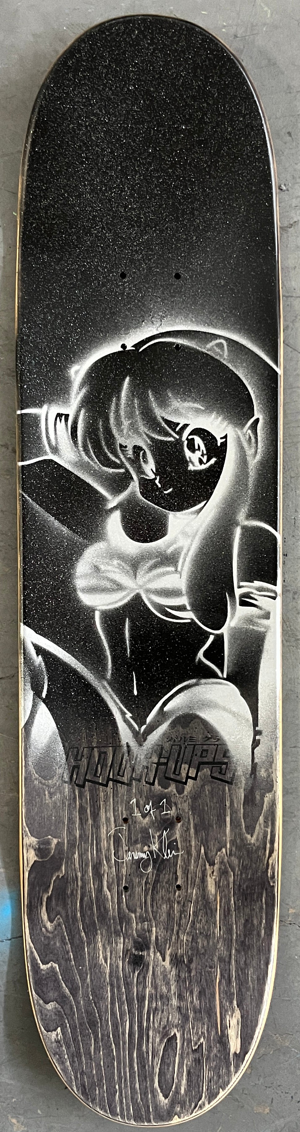 poison 8.0 X 31.75 PINK MIXED PROCESS SIGNED 1 of 1
