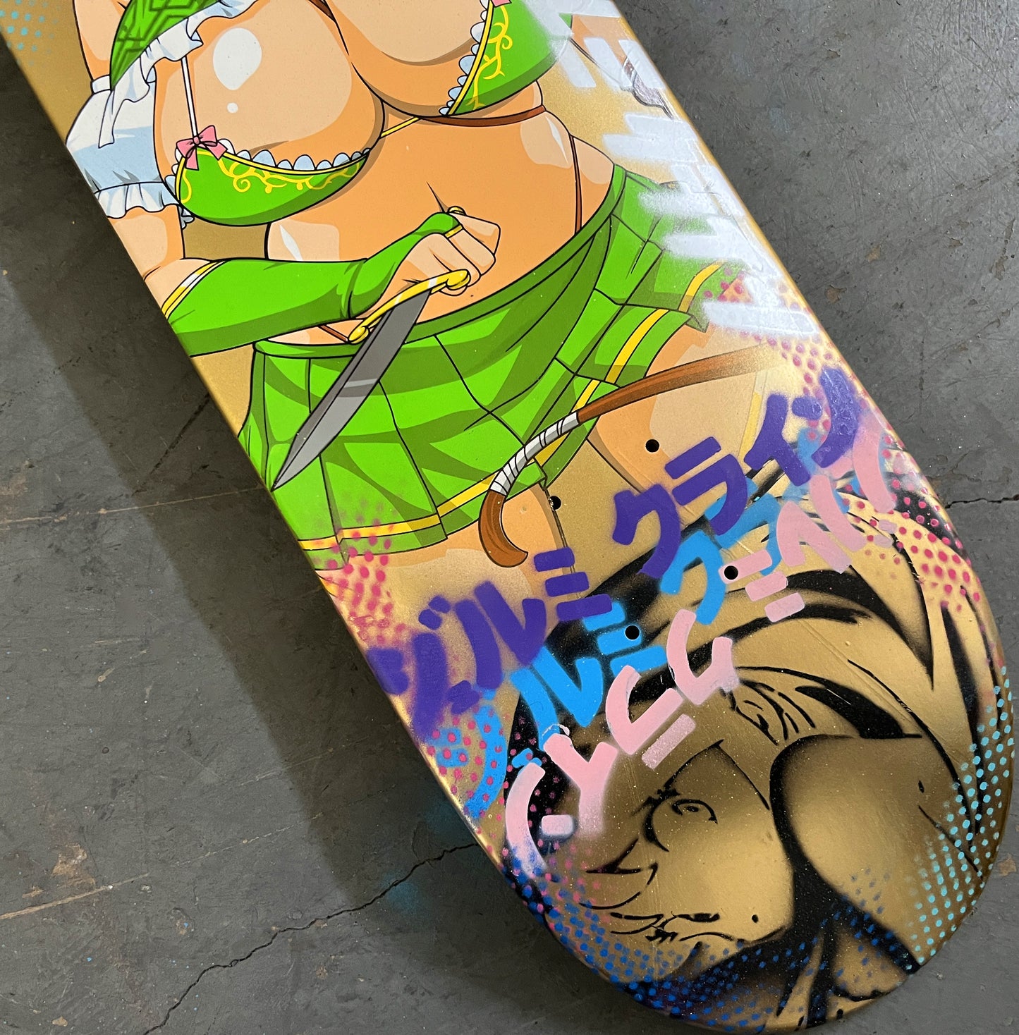 link 8.25 X 32.25 GOLD MIXED PROCESS SIGNED 1 of 1