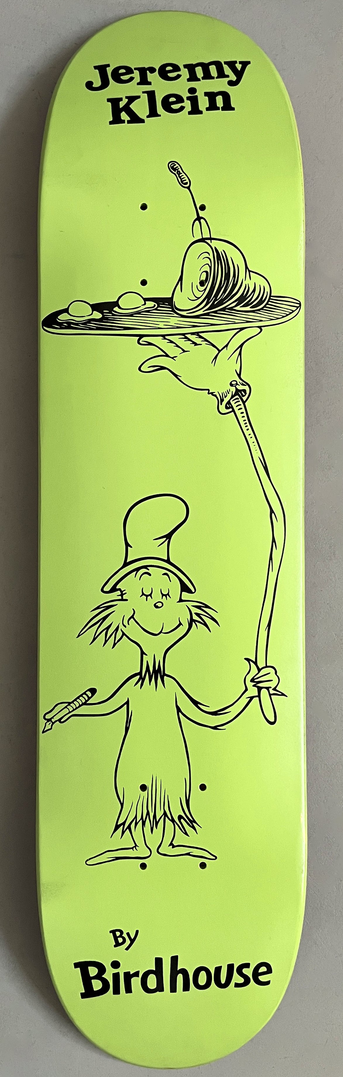 SIGNED green eggs GREEN MIXED PROCESS 7.5 X 31.75 HAND SCREENED 1 OF 1