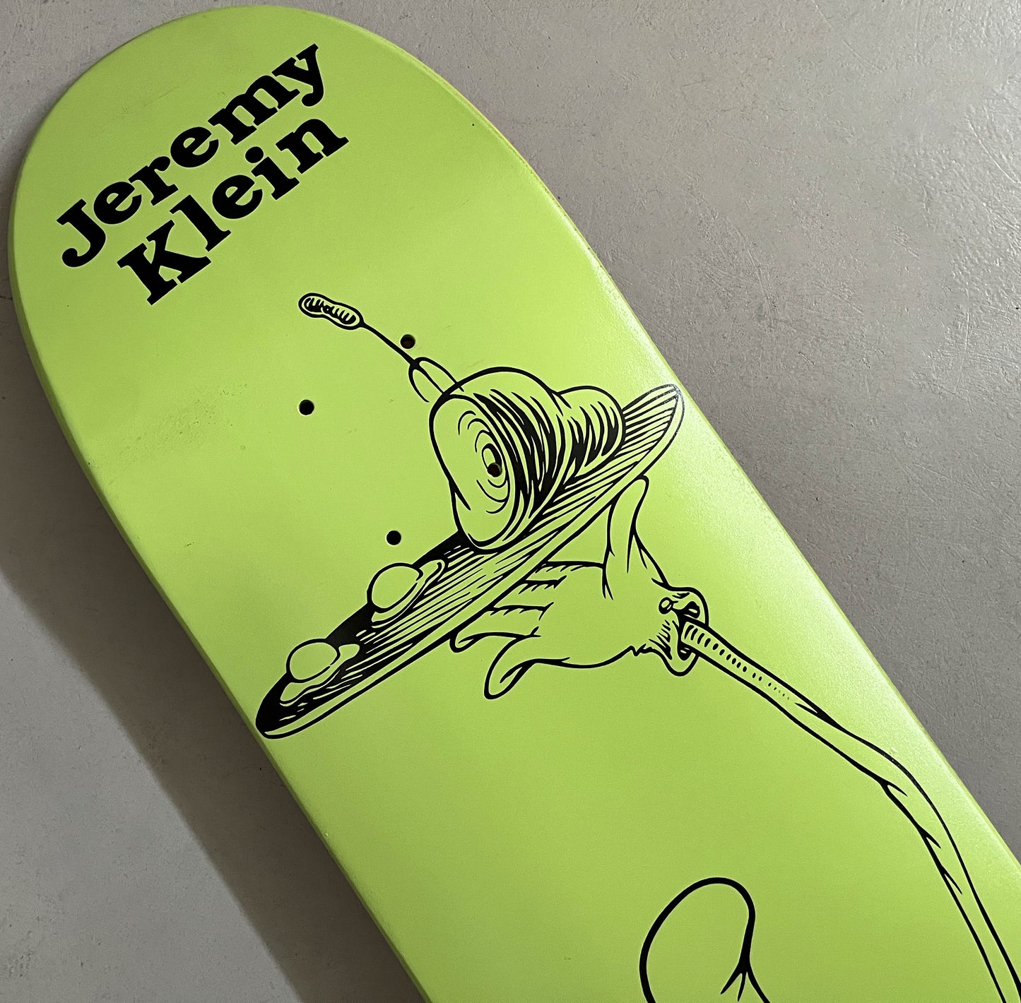 SIGNED green eggs GREEN MIXED PROCESS 7.5 X 31.75 HAND SCREENED 1 OF 1