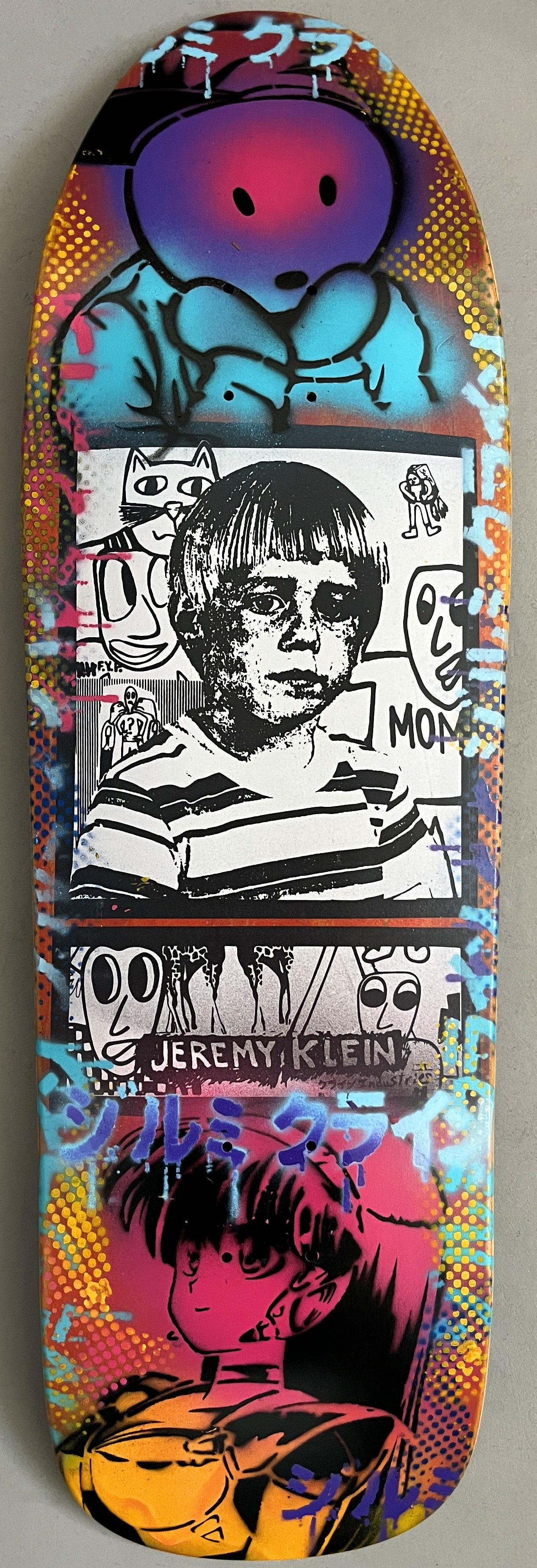klein portrait 9.5 MIXED PROCESS YELLOW/PINK SIGNED 1 of 1