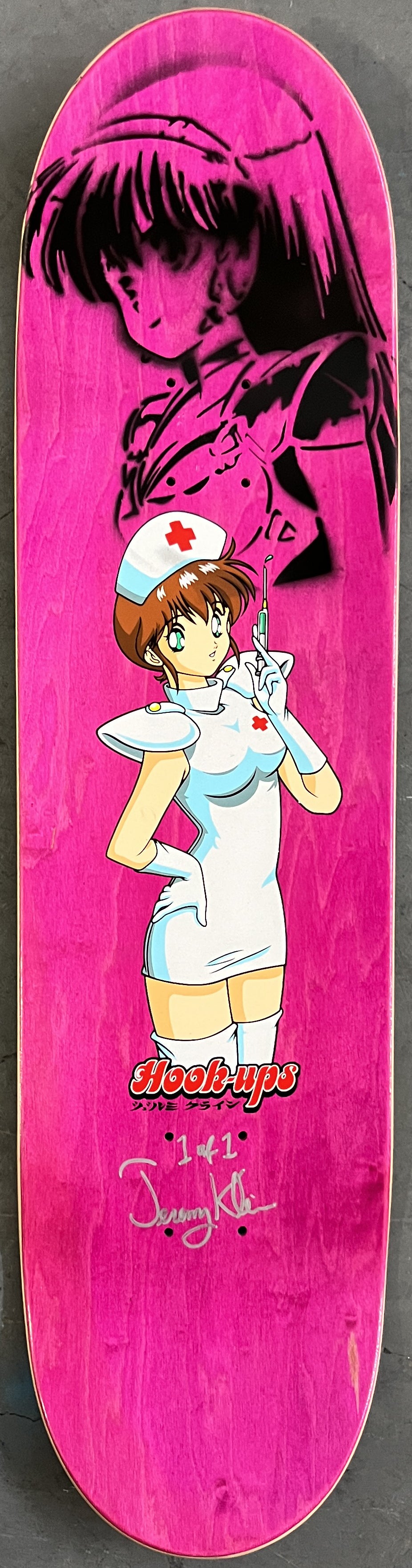 nurse natsume 8.25 X 32.25 PINK MIXED PROCESS SIGNED 1 of 1