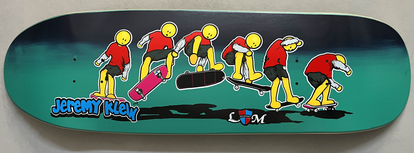 lance mountain x jeremy klein silk doughboy kick flip FROM 2021 - 9.5 X 31.69 SIGNED
