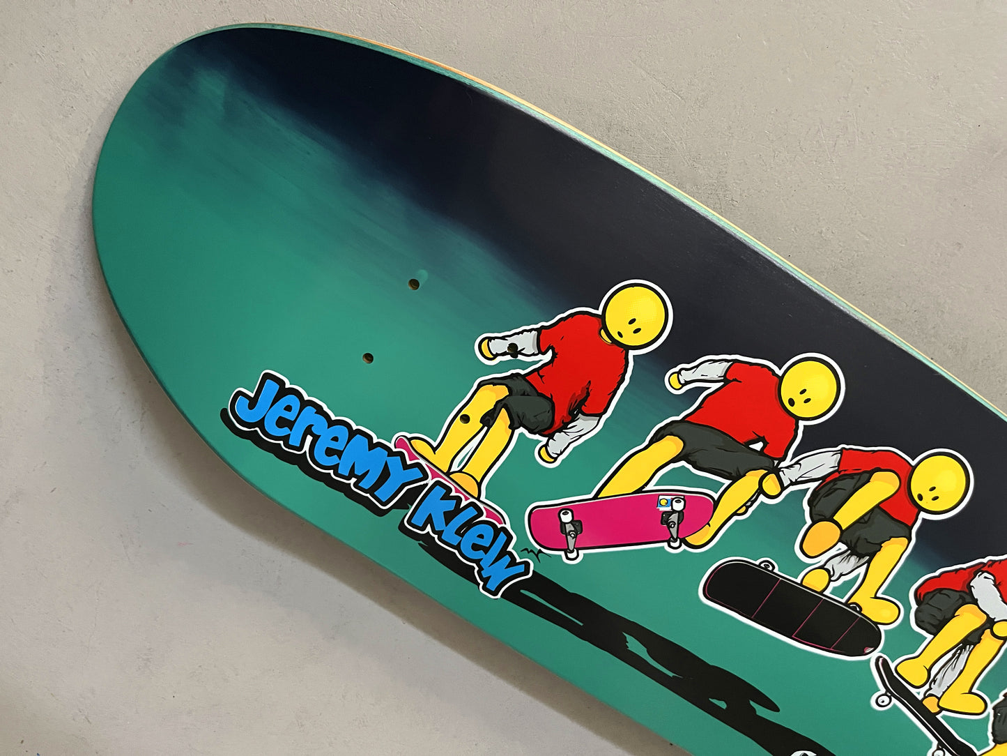 lance mountain x jeremy klein silk doughboy kick flip FROM 2021 - 9.5 X 31.69 SIGNED