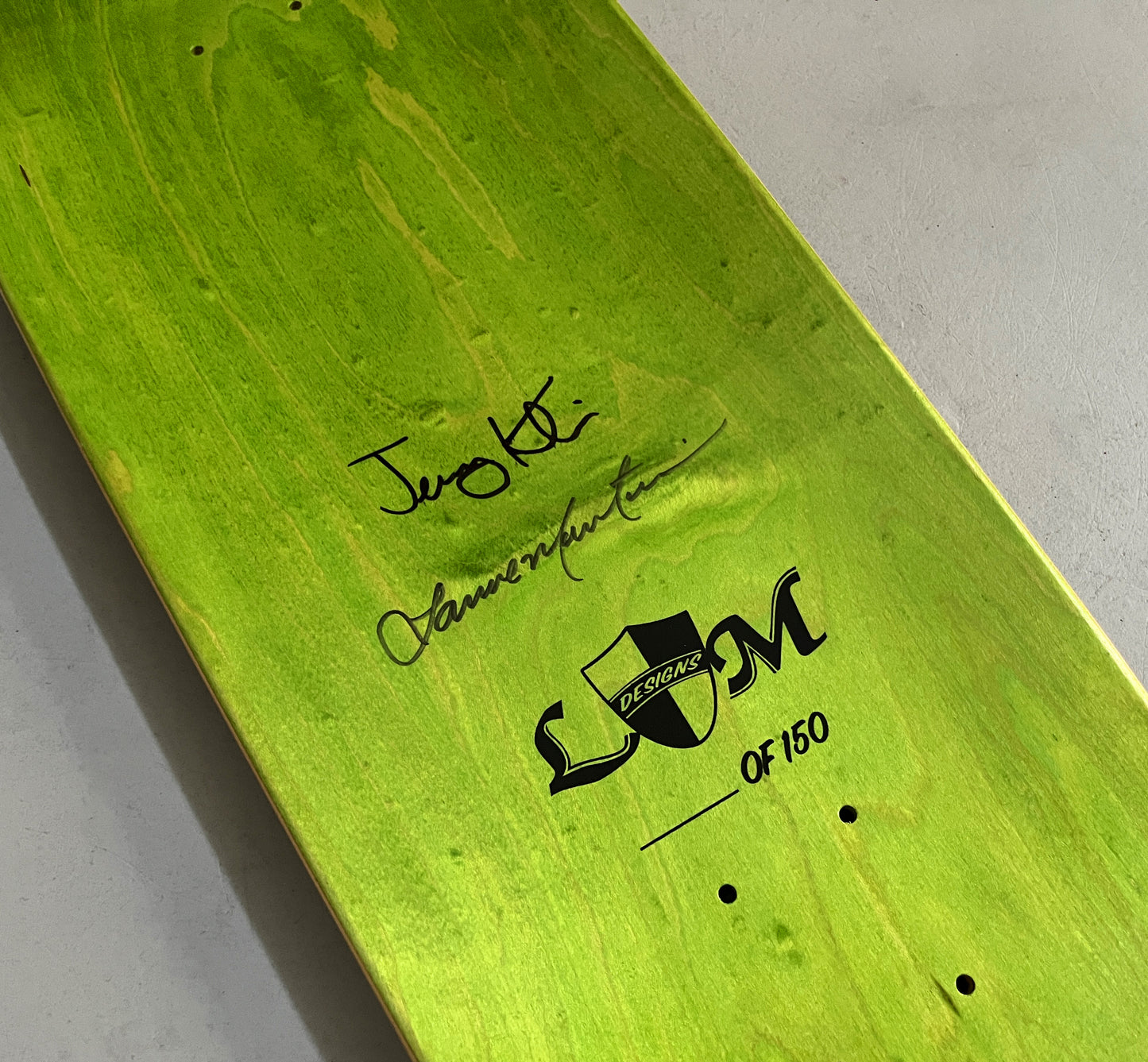lance mountain x jeremy klein silk doughboy kick flip FROM 2021 - 9.5 X 31.69 SIGNED