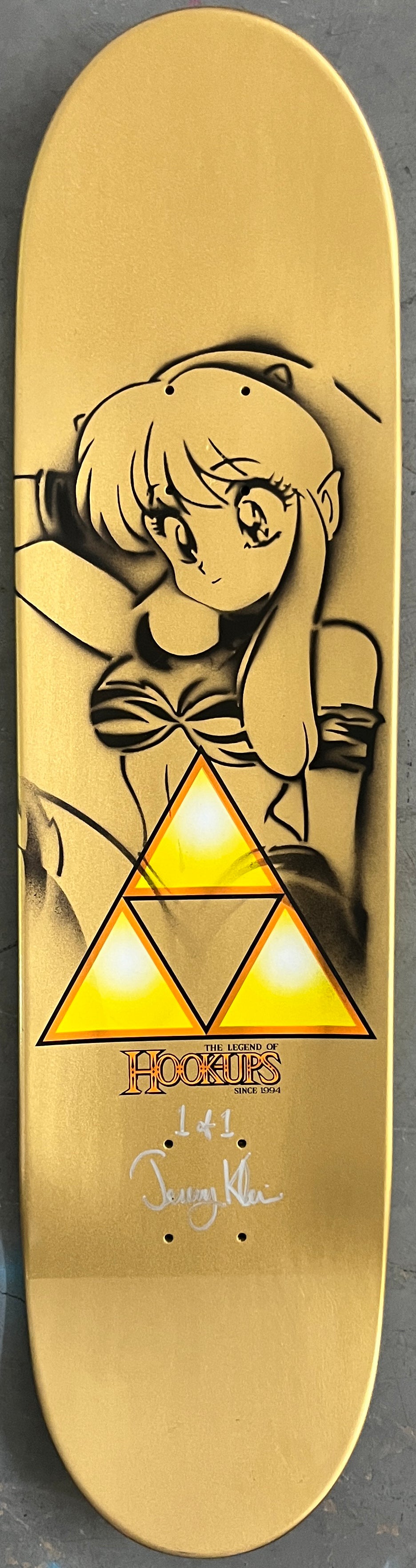 link 8.25 X 32.25 GREEN MIXED PROCESS SIGNED 1 of 1