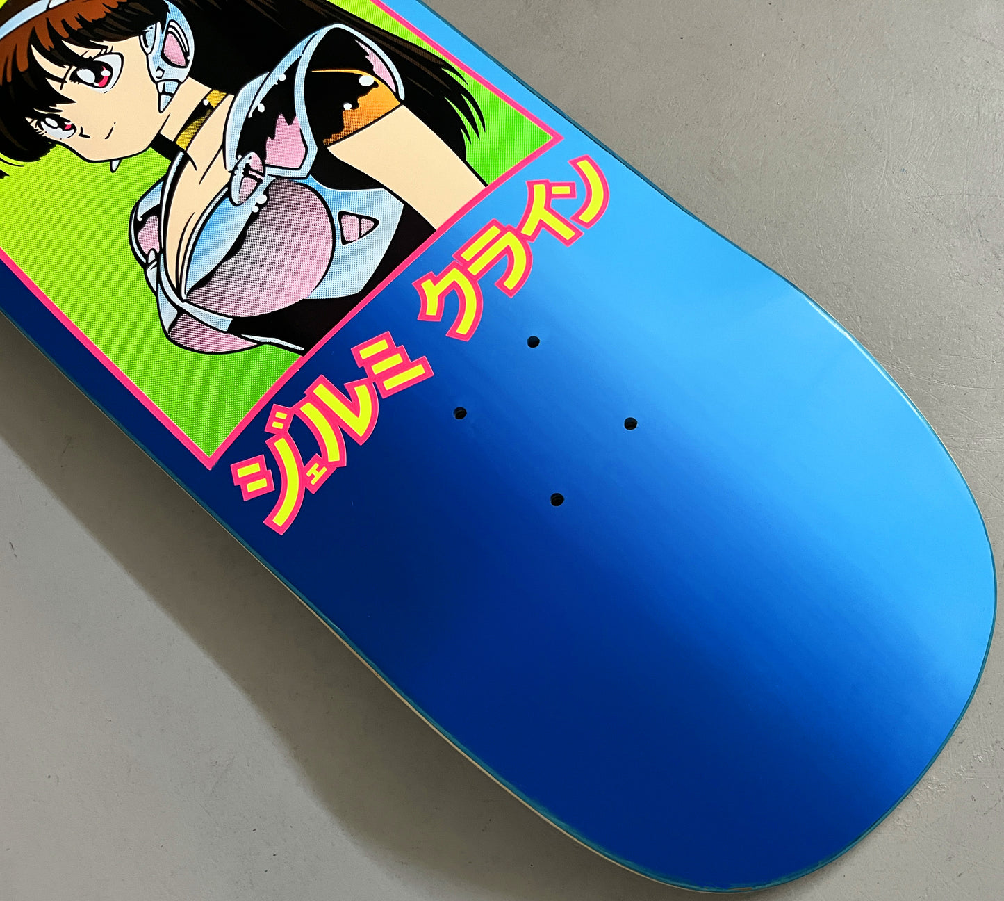 SIGNED dream girl board BLUE FOUNTAIN BLEND original size 9.5 X 31.75