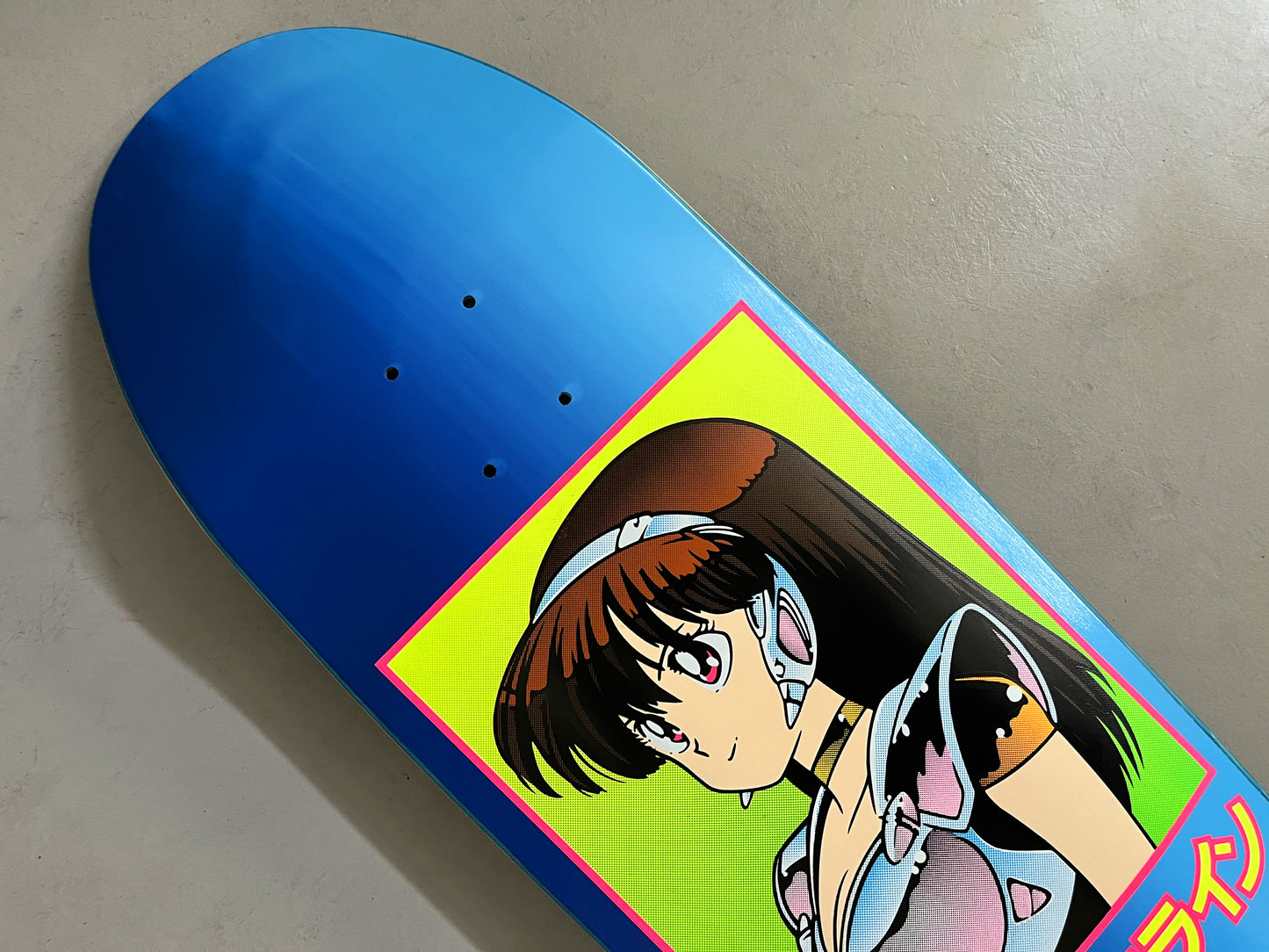 SIGNED dream girl board BLUE FOUNTAIN BLEND original size 9.5 X 31.75
