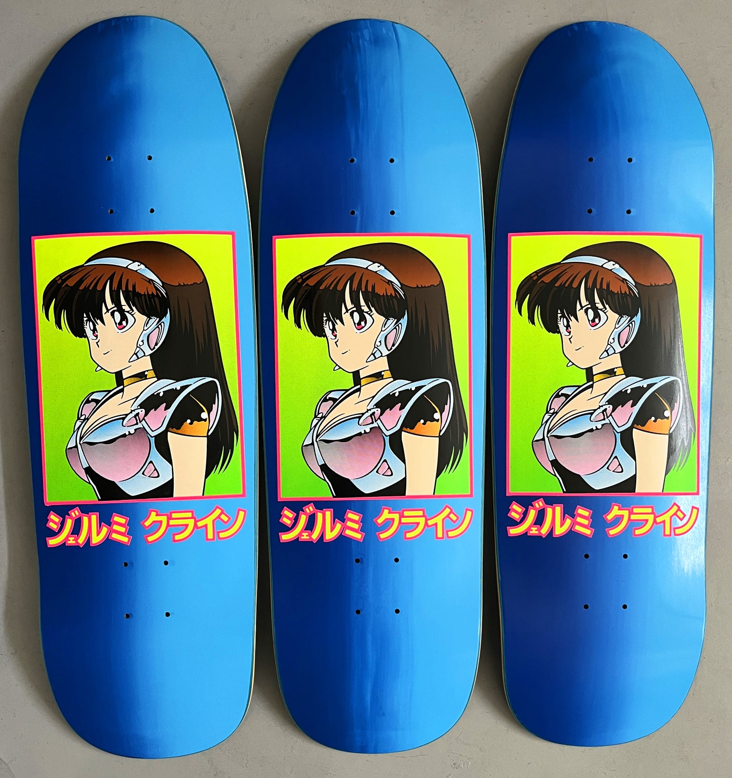 SIGNED dream girl board BLUE FOUNTAIN BLEND original size 9.5 X 31.75