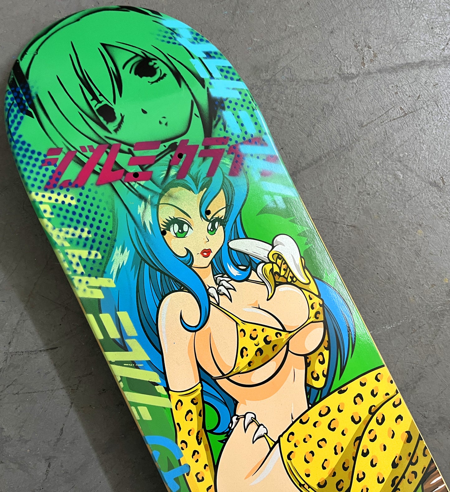 jungle girl 8.25 X 32.25 GREEN MIXED PROCESS SIGNED 1 of 1