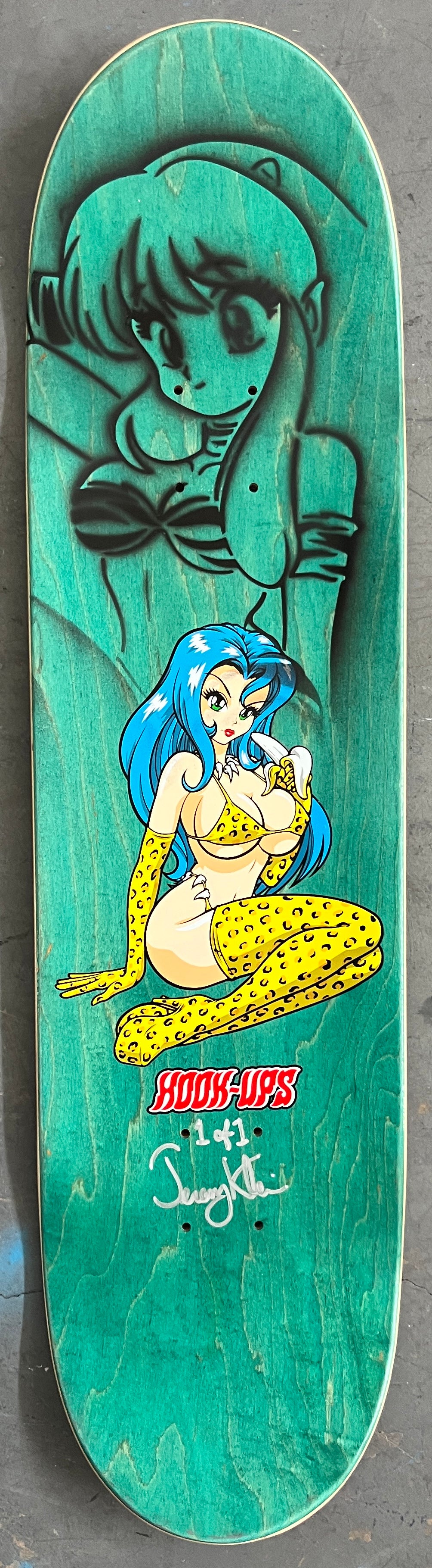 jungle girl 8.25 X 32.25 GREEN MIXED PROCESS SIGNED 1 of 1