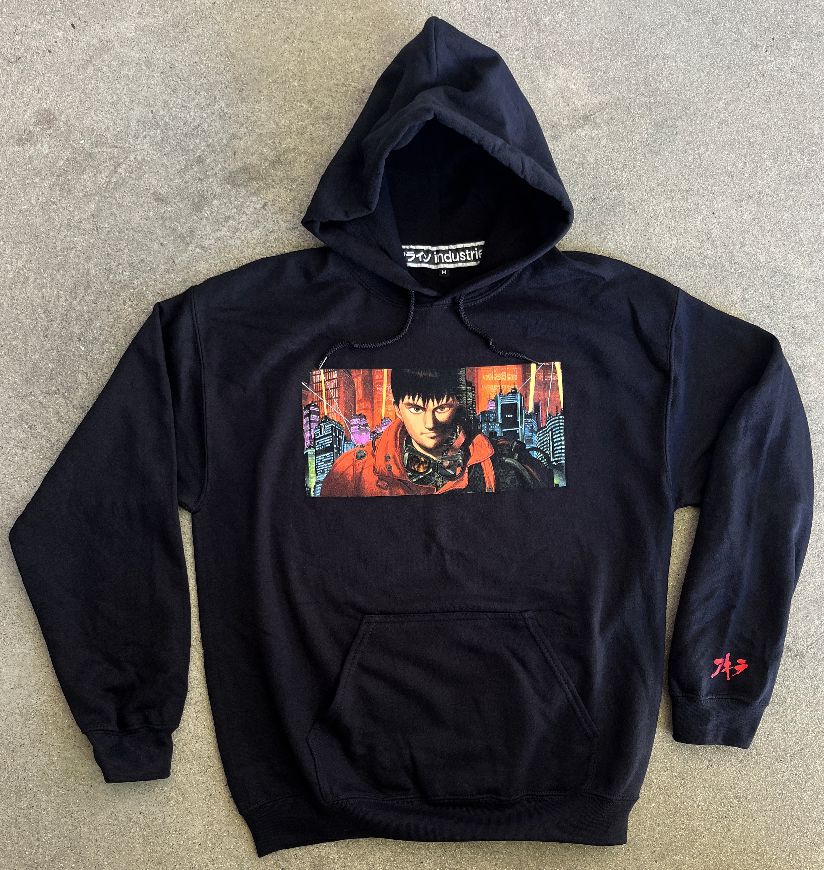 neo tokyo 3 hooded sweatshirt - BLACK