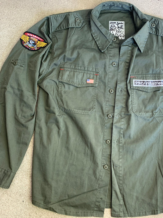 jk industries military jacket GREEN